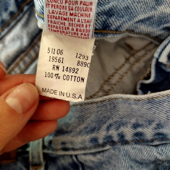 Vintage marithe francois girbaud Straight Leg jeans usa Sz 6 - Picture 9 of 13